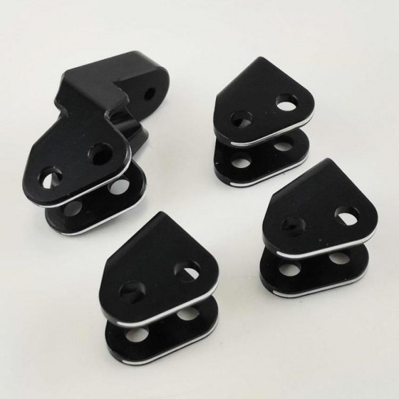 Alloy Link Mount Set for REDCAT Gen8 - Black