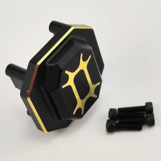 Brass Diff Cover for Enduro Sendero 1/10 Rock Crawler - Black 40g