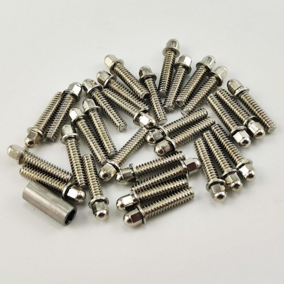 Inch 1/8 Thread M3x12mm Scale Screw Kit for Beadlock Hub/Ring with Nut Tool