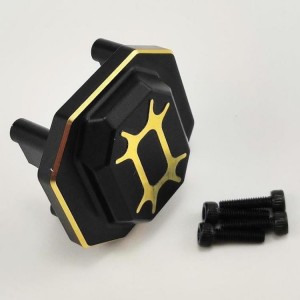 Brass Diff Cover for Enduro Sendero 1/10 Rock Crawler - Black 40g