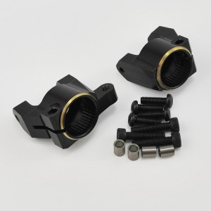 Brass Spindle / Castor Block Set for  Enduro Sendero 1/10 Rock Crawler - Black 20g+23g