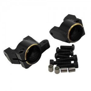 Brass Spindle / Castor Block Set for  Enduro Sendero 1/10 Rock Crawler - Black 20g+23g