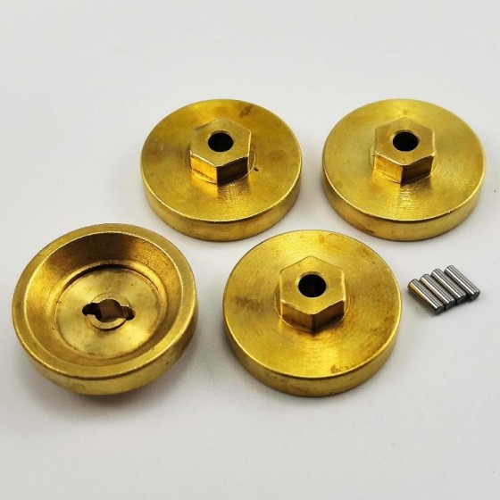 Brass Wheel Weight with Hex Adaptor for SCX24