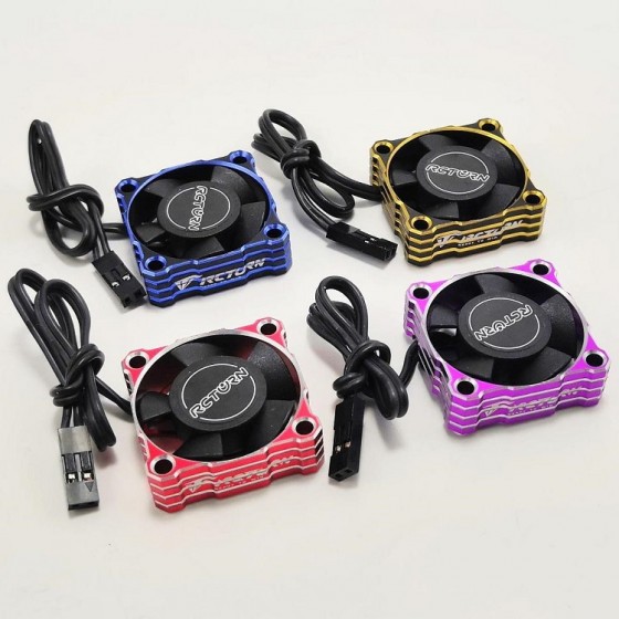 Aluminium RC Fan 30x30mm for ESC and Motor - Blue/Gold/Red/Purple max25000RPM