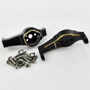 Brass C Cup / Steering Mount Set -Black for (TRX-4)