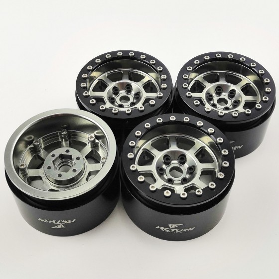 BUCK ​Ink(Ti-color) 2.2'' Aluminum Beadlock Crawler Wheels 4pcs