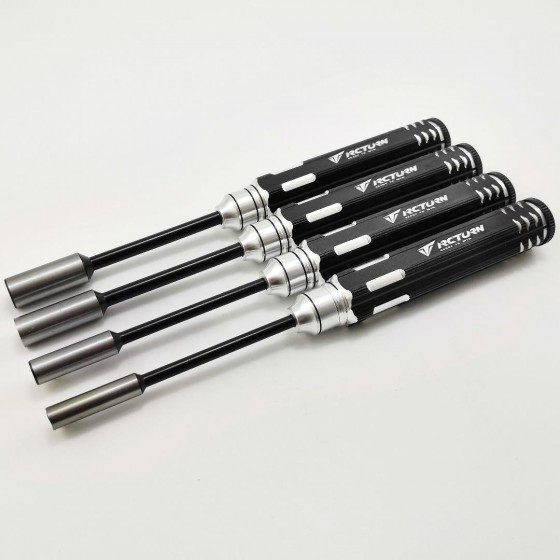 Drill Black Classic Nut Drivers Set 4pcs Box4.0/5.5/7.0/8.0mm