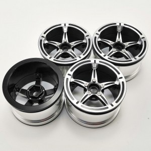 Cool Star Black ​2.2'' Aluminum Beadlock Crawler Wheels 4pcs