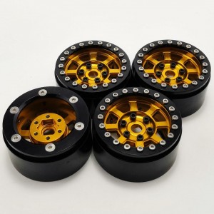 BUCK ​Gold 2.2'' Aluminum Beadlock Crawler Wheels 4pcs 