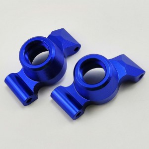 Aluminum Rear Hub Set - Blue for TRAXXAS 1/10 MAXX (Rear C Hub)