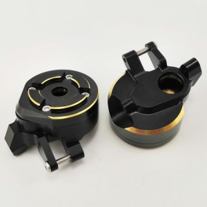Black Brass Portal Housing For Axial Capra1.9 UTB / SCX10 III 145gx2