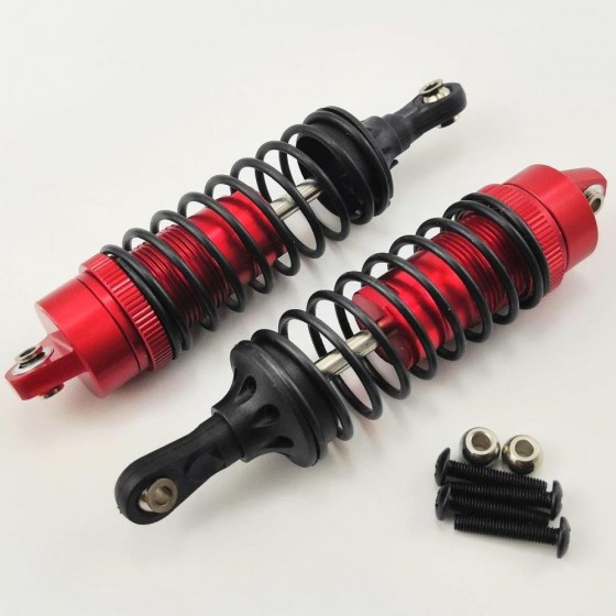 Alumium Front Spring Set - Red for Traxxas Stampede Slash Rustler 4x4