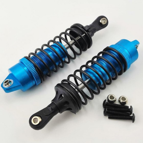Alumium Front Spring Set - Blue for Traxxas Stampede Slash Rustler 4x4