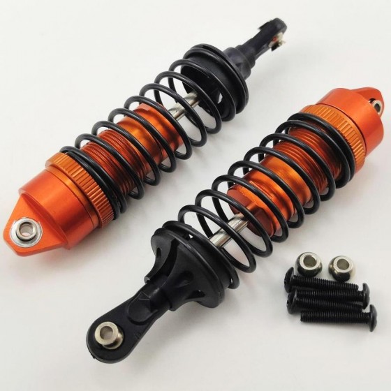 Alumium Front Spring Set - Orange for Traxxas Stampede Slash Rustler 4x4