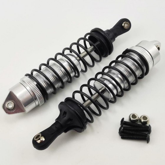 Alumium Rear Spring Set - Silver for Traxxas Stampede Slash Rustler 4x4