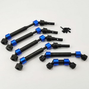 Metal Steel Splined Center Drive Shafts and  for E-REVO 2.0 - Blue 6pcs/set CVD