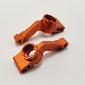 Alumium Rear Hub Set - Orange for Traxxas Stampede Slash Rustler 4x4