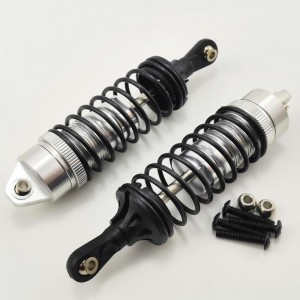Alumium Front Spring Set - Silver for Traxxas Stampede Slash Rustler 4x4