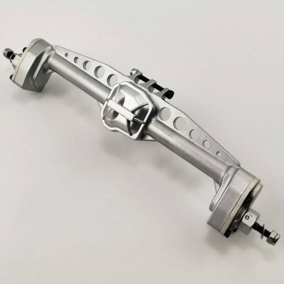 Alloy Portal Axle Set for SCX10III - Rear Silver with gears, assemblied