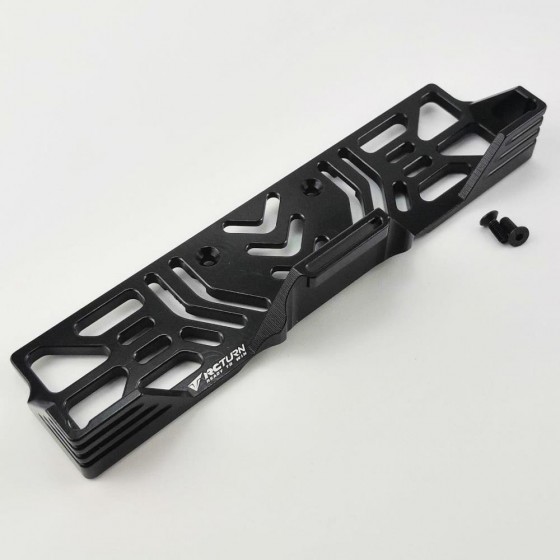 Aluminum Battery Mount for SCX10 III - Black (Battery Tray Set)
