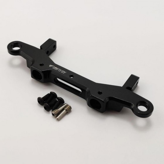 Aluminum Rear Body/Bumper Mount for SCX10 III - Black (Body/Bumper Mounts Chassis Rear)