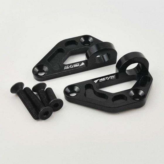 Aluminum Front Body Mount for SCX10 III - Black