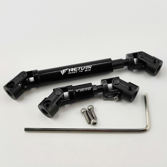 Metal Steel Splined Center Drive Shafts for SCX24 Deadbolt  1pair/set CVD