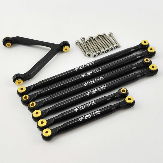 Alloy Crawler Wheelbase Links Set for SCX24 Deadbolt (Aluminum Link Set)
