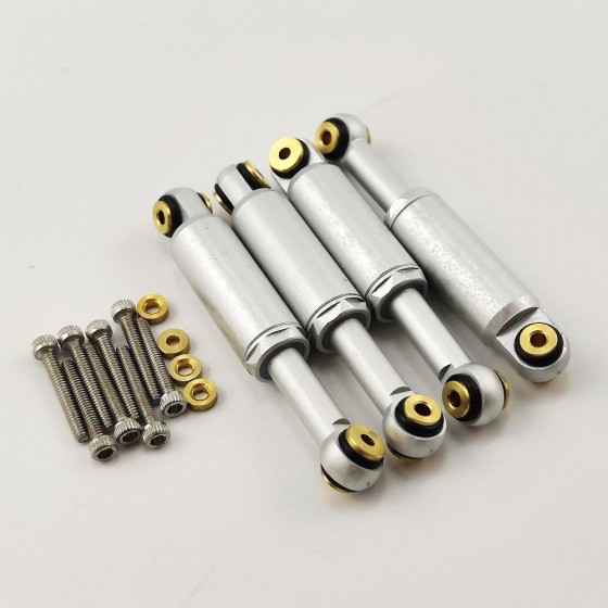 Alloy Shocks with Built-in Shocks Set - Black for SCX24 4pcs/se