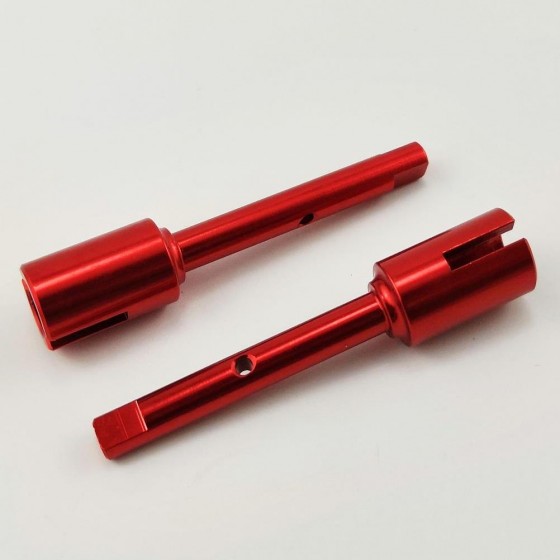 Aluminum Center Drive Shaft For TT02 TT02B #TT02-016BU RTOR01013A: Red