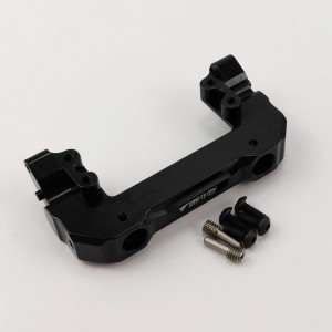Aluminum Front Bumper Mount  for SCX10 III - Black (Bumper Mounts Chassis Front)