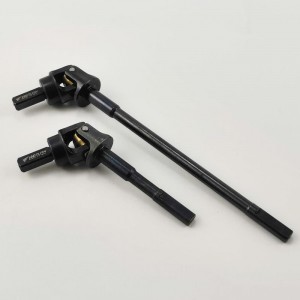 Steel Front CVD Set for SCX10 III - Black (Universal Axle Set)