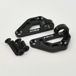 Aluminum Front Body Mount for SCX10 III - Black