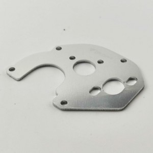 Alloy Motor Mount Plate for SCX24 - Black / Silver / Red