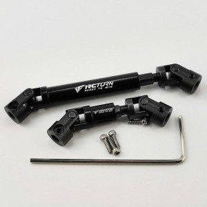 Metal Steel Splined Center Drive Shafts for SCX24 Deadbolt  1pair/set CVD