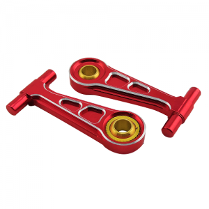 Aluminum Front Upper Arm Set  For TT02 - Red