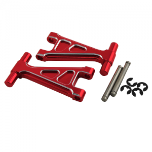 Aluminum Rear Lower Arm Set For TT02  RTOR01005A: Red 2pcs/set