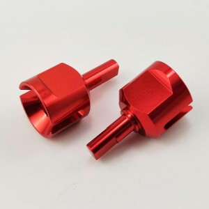 Aluminum Gearbox Outdrive for TT01/ TT01E / TT02 #TT-022BU RTOR01015A: Red 2pcs/set
