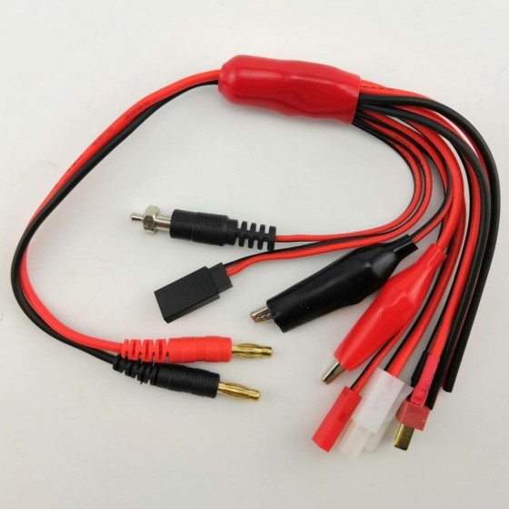 4.0mm Banana Male Plug Charge Wire Connector 180mm +180mm
