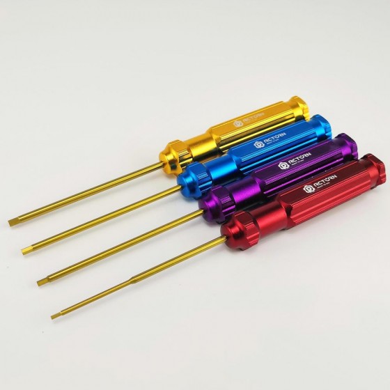 Classic Allen Wrench Set - B Four Colors 4pcs Hex1.5 /2.0/2.5/3.0mm Gold Titanium Coated Tips