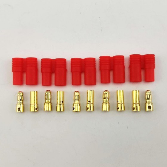 3.5mm Banana Plug and Housing 5 set/bag (15pcs)