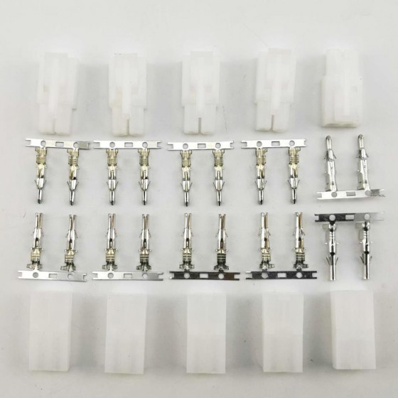 Tamiya 6.2 Pitch Plug  Male and Female 5 pair/bag (30pcs)