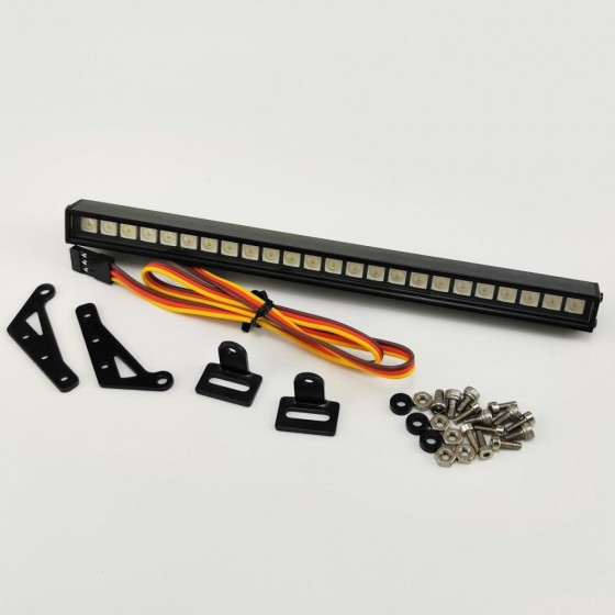 Colorful LED Light Bar - 24 Leads  5V-8.4V, 20 Mode of Lighting 155x12x12mm CH3 Channel Switch