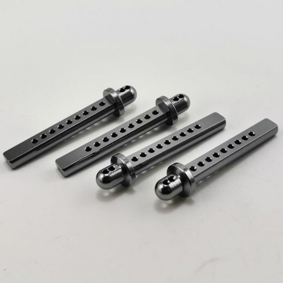 Alloy Body Post for (SCX10 / II) - Ti-Color Length: 46.6mm