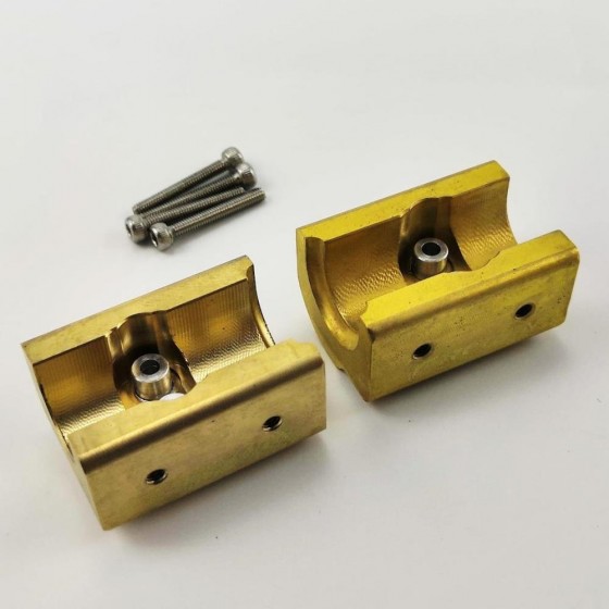 Brass Straight Axle Weight for Axial SCX10 II  70g/pc