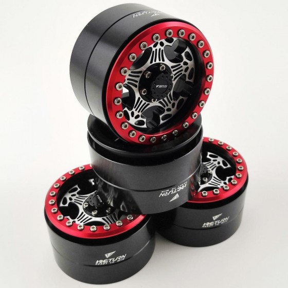 2.2'' Aluminum Beadlock Crawler Wheels 4pcs - Skull Five