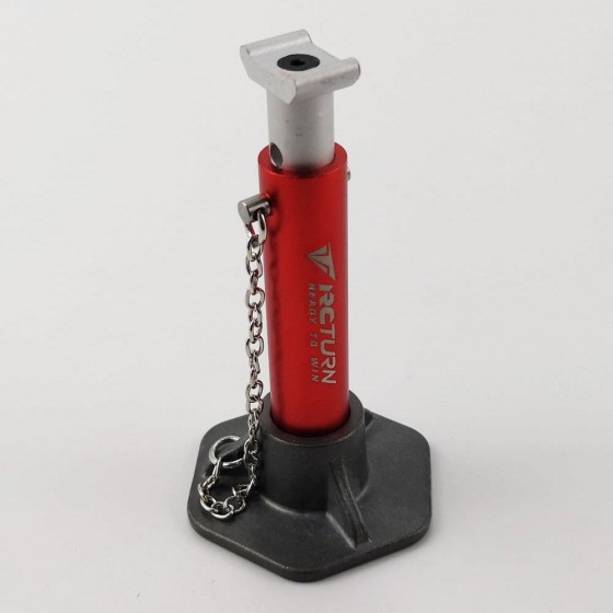Alloy Scale Jack Stand Adjustable Height: 61-88mmmm Black/Red/Blue/Green