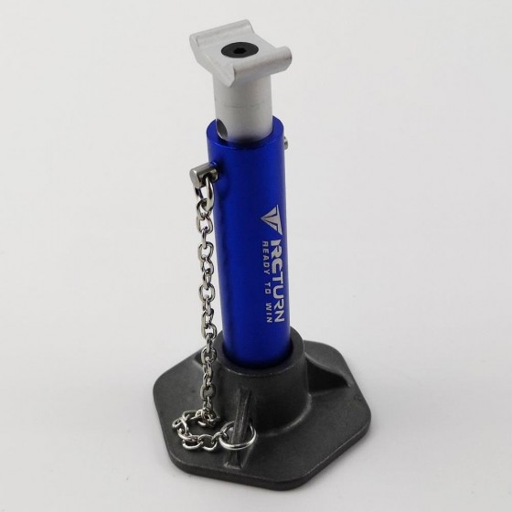 Alloy Scale Jack Stand Adjustable Height: 61-88mmmm Black/Red/Blue/Green