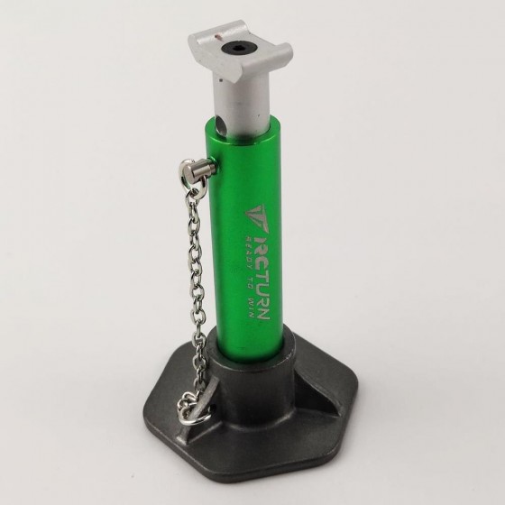 Alloy Scale Jack Stand Adjustable Height: 61-88mmmm Black/Red/Blue/Green