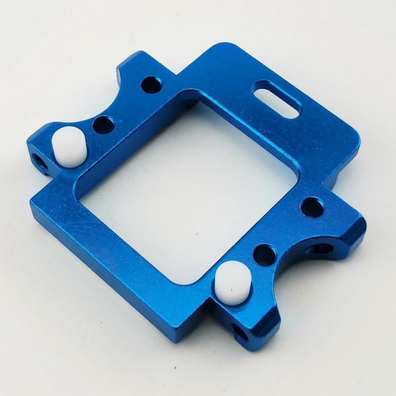 Aluminium Rear Diff Box Mount for 94123/94111 RTHS02011C: Blue